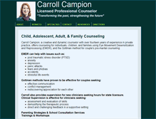 Tablet Screenshot of carrollcampion.com